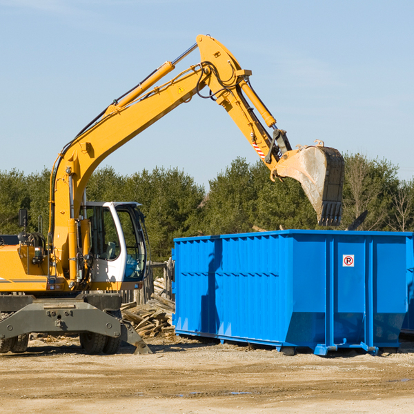 are there any restrictions on where a residential dumpster can be placed in Chavies KY